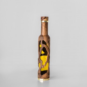 Olive Wood Bottle 250 ml: Olive tree roots Design